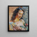 Photo of the rose by Stéphanie Maurer - Franz Wiegele — framed artwork on a wall