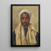 Un Nubien - Franz Xaver Kosler — ingelijst kunstwerk aan de muur