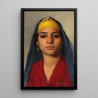 Franz Xaver Kosler - Portrait of a Young Egyptian Woman.webp