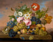 Natuurschilderij met bloemen - Franz Xaver Petter — weergave van het kunstwerk