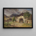 Begraafplaats in het Salzkammergut - Franz Xaver Reinhold — ingelijst kunstwerk aan de muur