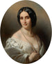 van Eugénie vicomtesse Esher née Mayer 1814-1904 - Franz Xaver Winterhalter — weergave van het kunstwerk