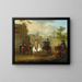 De paardrijlessen - Franz de Paula Ferg — ingelijst kunstwerk aan de muur