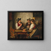 Een scène in een kroeg - Franz von Defregger — ingelijst kunstwerk aan de muur
