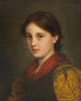 Dirndl - Franz von Defregger — weergave van het kunstwerk