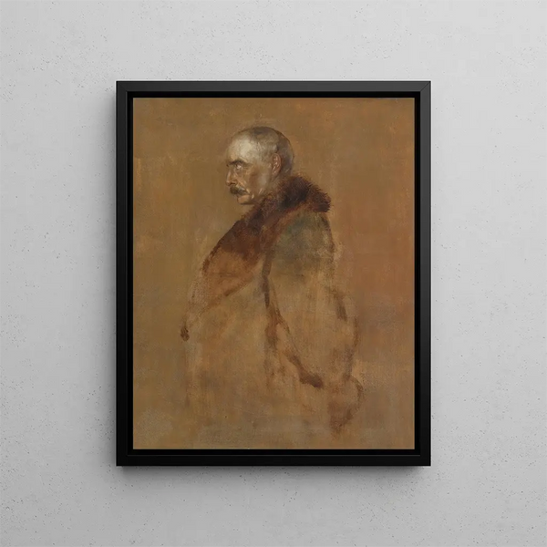 van Chlodwig, prins van Hohenlohe, prins van Schillings 1819-1901 - Franz von Lenbach — ingelijst kunstwerk aan de muur