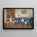 van Franz von Matsch | Schilderij De Duitse keizerlijke prinsen brengen hulde aan keizer Franz-Joseph — ingelijst kunstwerk aan de muur