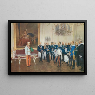 Franz von Matsch - Die deutschen Bundesfrsten huldigen Kaiser Franz Joseph.webp