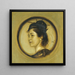 Marie Stuck in Japanse kostuum - Franz von Stuck — ingelijst kunstwerk aan de muur