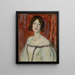 Olga Lindpaintner - Franz von Stuck — ingelijst kunstwerk aan de muur