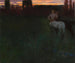 Zonsondergang - Franz von Stuck — weergave van het kunstwerk