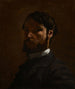 Zelfportret - Frédéric Bazille — weergave van het kunstwerk
