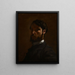 Zelfportret - Frédéric Bazille — ingelijst kunstwerk aan de muur