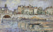 Het Quai de l'Hôtel de Ville en de Louis-Philippe-brug - Frédéric Houbron — weergave van het kunstwerk