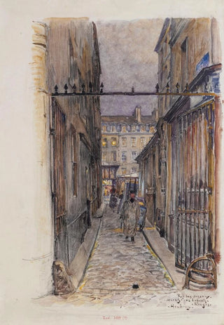 Frdric Houbron - Rue des Oiseaux March des EnfantsRouges le soir 3me arrondissement.webp