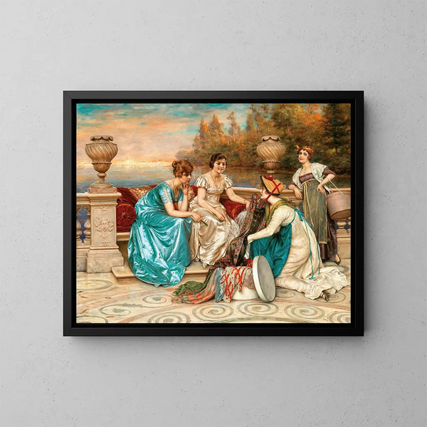 A Difficult Decision - Frédéric Soulacroix — framed artwork on a wall