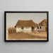 Colombia, Barranquilla, twee huizen - Frederic Edwin Church — ingelijst kunstwerk aan de muur