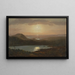 Lac Eagle gezien vanaf Cadillac Mountain, Mount Desert Island, Maine - Frederic Edwin Church — ingelijst kunstwerk aan de muur