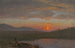 Vallée de l'Hudson, New York, bij zonsondergang - Frederic Edwin Church — weergave van het kunstwerk