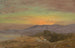 Schets van zonsondergang in de vallei van de Hudson - Frederic Edwin Church — weergave van het kunstwerk