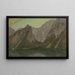 Königssee nabij Berchtesgaden, Beieren - Frederic Edwin Church — ingelijst kunstwerk aan de muur