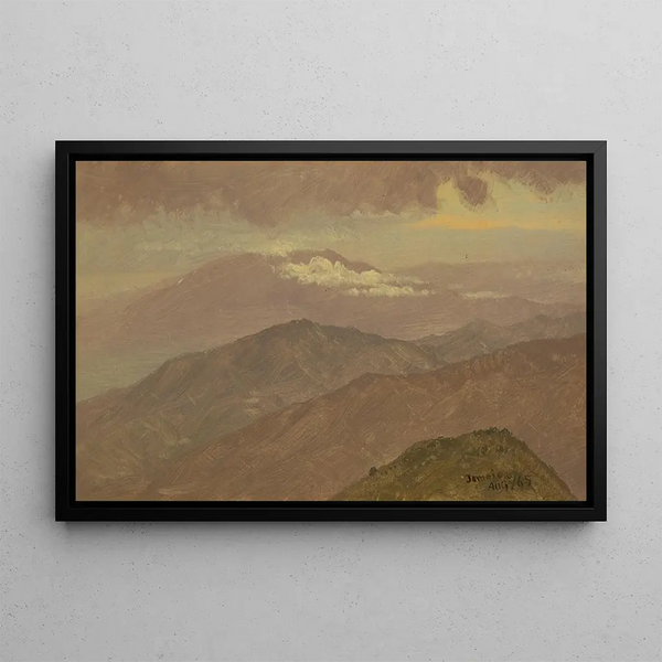 Landschap III - Frederic Edwin Church — ingelijst kunstwerk aan de muur