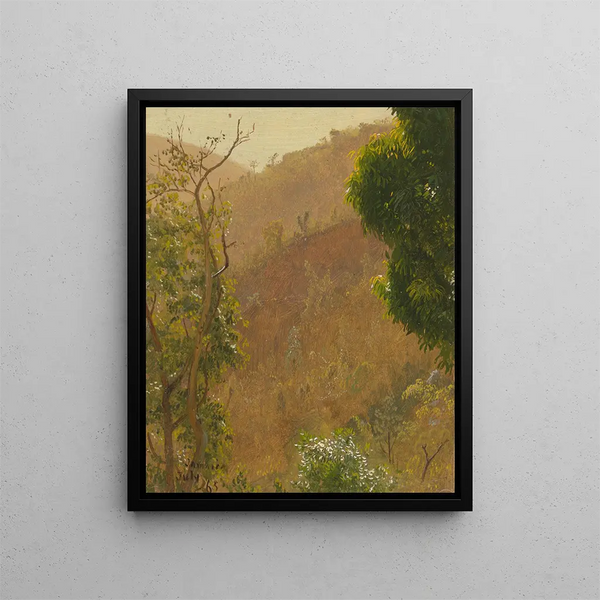 Landschap IV - Frederic Edwin Church — ingelijst kunstwerk aan de muur