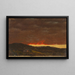 Landschap bij zonsondergang - Frederic Edwin Church — ingelijst kunstwerk aan de muur