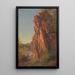 Landschap met grote rots mogelijk Caroline du Nord - Frederic Edwin Church — ingelijst kunstwerk aan de muur