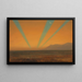 Landschapschilderij met zonsondergang - Frederic Edwin Church — ingelijst kunstwerk aan de muur