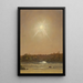 Zonsondergang in Maine - Frederic Edwin Church — ingelijst kunstwerk aan de muur