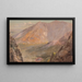 Mont Katahdin Groot Bassin vanaf South Turner Mountain - Frederic Edwin Church — ingelijst kunstwerk aan de muur