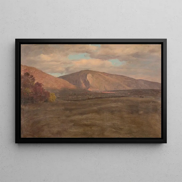 Mont Katahdin vanaf het zuidwesten - Frederic Edwin Church — ingelijst kunstwerk aan de muur