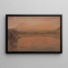 van Monts Katahdin en Turner vanaf het Katahdin-meer - Frederic Edwin Church — ingelijst kunstwerk aan de muur