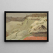 Watervallen van Niagara onder de sneeuw gezien vanaf Goat Island - Frederic Edwin Church — ingelijst kunstwerk aan de muur