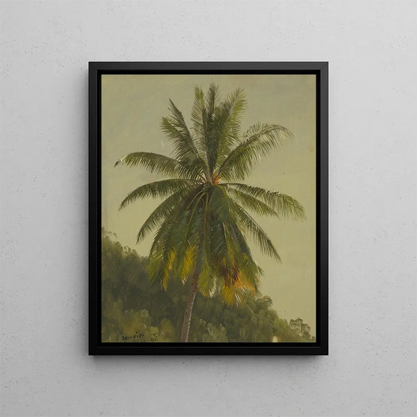 Palmbomen Antillen - Frederic Edwin Church — ingelijst kunstwerk aan de muur