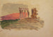 schets van de tempel van Korinthe - Frederic Edwin Church — weergave van het kunstwerk