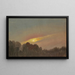 Zonsondergang - Frederic Edwin Church — ingelijst kunstwerk aan de muur