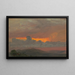 Zonsondergang II - Frederic Edwin Church — ingelijst kunstwerk aan de muur