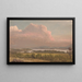Zonsondergang over de Hudson-vallei - Frederic Edwin Church — ingelijst kunstwerk aan de muur