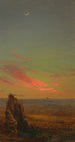 Zonsondergang bij Rome - Frederic Edwin Church — weergave van het kunstwerk