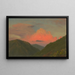 Zonsondergang op de Jamaïcaanse heuvels - Frederic Edwin Church — ingelijst kunstwerk aan de muur