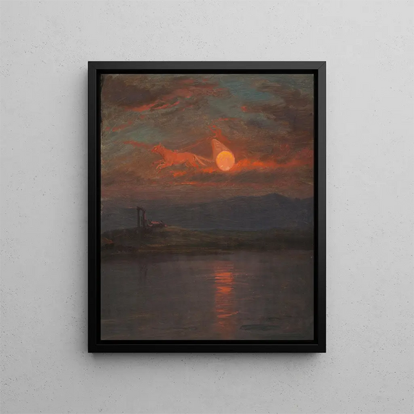 De Zonwagen Fantasy - Frederic Edwin Church — ingelijst kunstwerk aan de muur