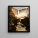 De watervallen van Tequendama nabij Bogotá, Nieuwe-Grenade - Frederic Edwin Church — ingelijst kunstwerk aan de muur
