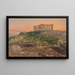 Het Parthenon vanaf het zuidoosten - Frederic Edwin Church — ingelijst kunstwerk aan de muur