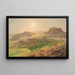 Vue van de Akropolis van Athene - Frederic Edwin Church — ingelijst kunstwerk aan de muur