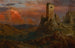 uitkijktoren in Italië - Frederic Edwin Church — weergave van het kunstwerk