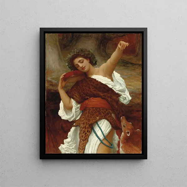 Bacchante - Frederic Leighton — ingelijst kunstwerk aan de muur