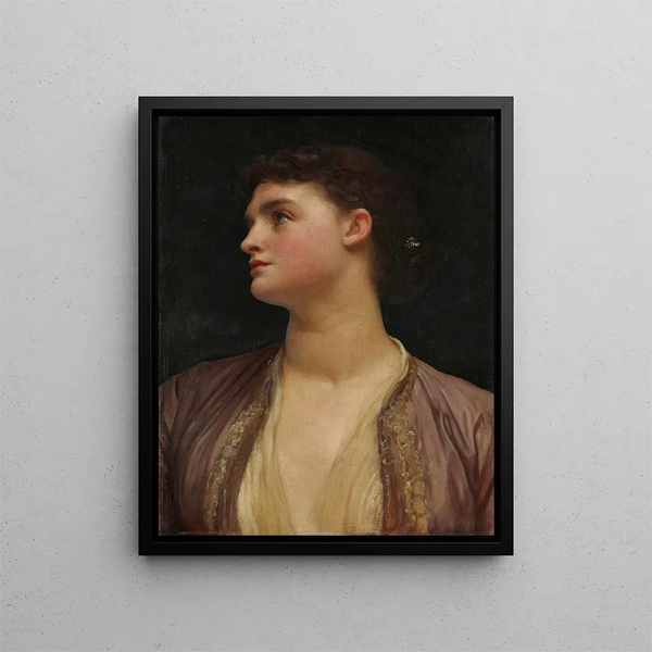 Lucie - Frederic Leighton — framed artwork on a wall