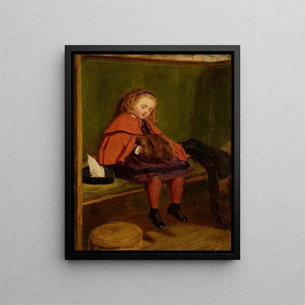 My Second Sermon - Frederic Leighton — framed artwork on a wall